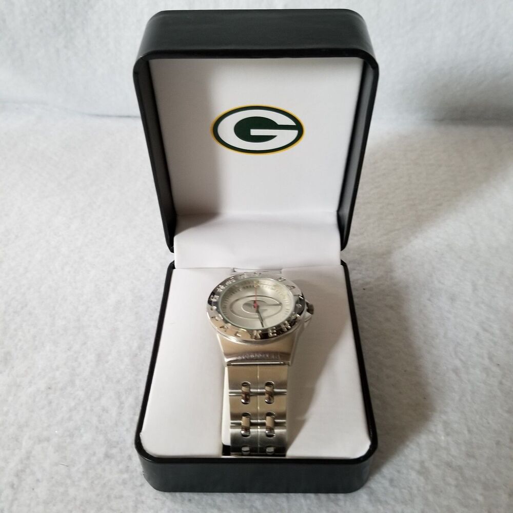 NFL GB Packers Men's Watch Game Time F3253951 / GT Stainless Steel Back NEW